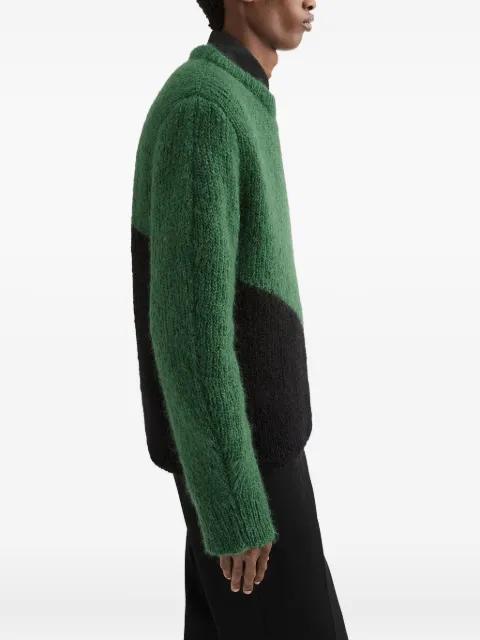 colourblock sweater by JIL SANDER