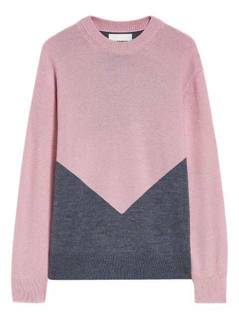 colourblock sweater by JIL SANDER