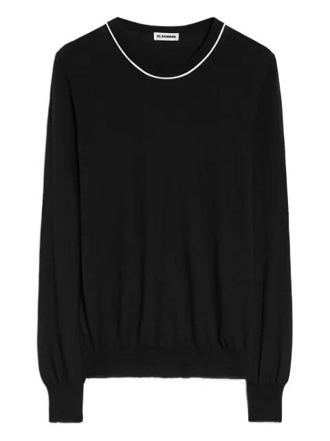 cotton crew-neck sweater by JIL SANDER