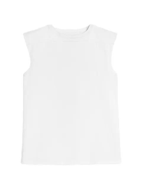 cotton jersey sleeveless top by JIL SANDER