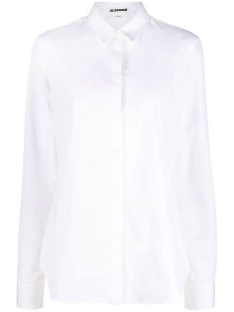 cotton long-sleeve shirt by JIL SANDER