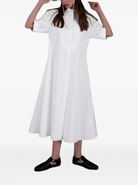 cotton midi shirt dress by JIL SANDER