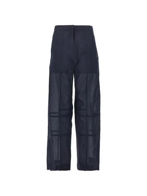 cotton organdy trousers by JIL SANDER