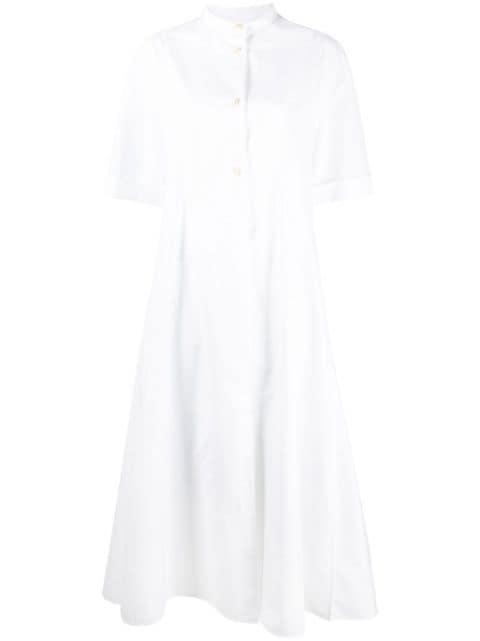 cotton shirt dress by JIL SANDER