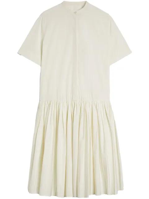 cotton shirt dress by JIL SANDER