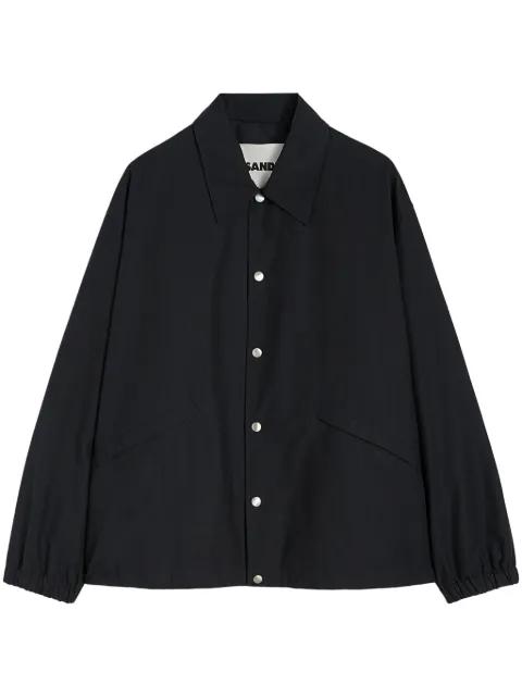 cotton shirt jacket by JIL SANDER