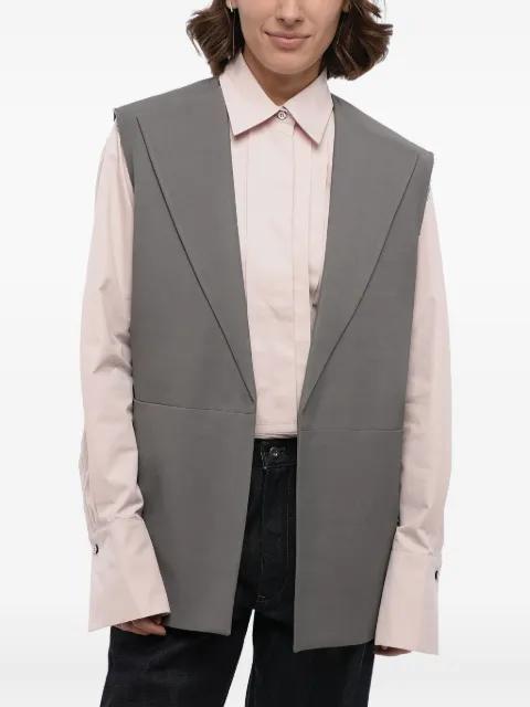cotton sleeveless vest by JIL SANDER