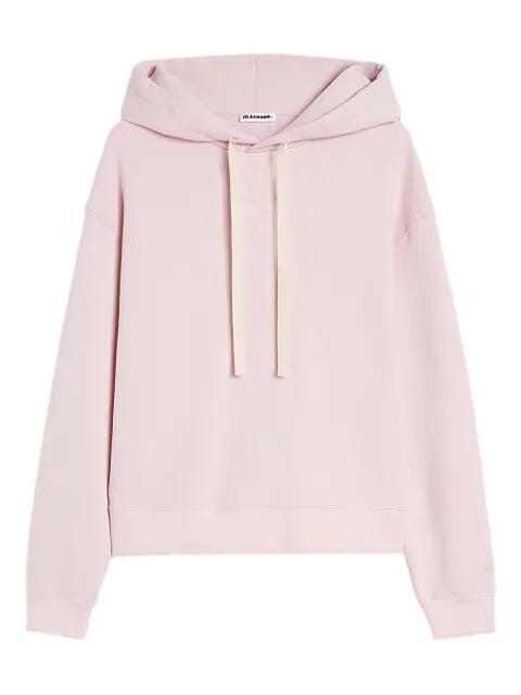 cotton terry hoodie by JIL SANDER