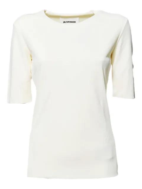 crepe T-shirt by JIL SANDER
