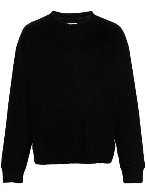 crew-neck brushed jumper by JIL SANDER