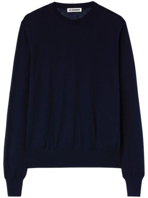 crew-neck cashmere jumper by JIL SANDER