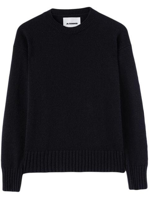 crew-neck cashmere jumper by JIL SANDER