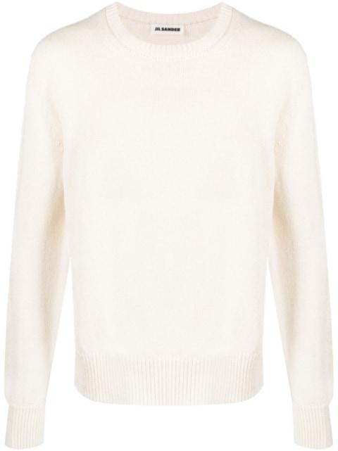 crew-neck knitted jumper by JIL SANDER