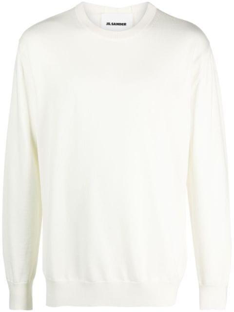 crew-neck wool jumper by JIL SANDER