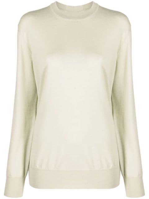 crew-neck wool jumper by JIL SANDER