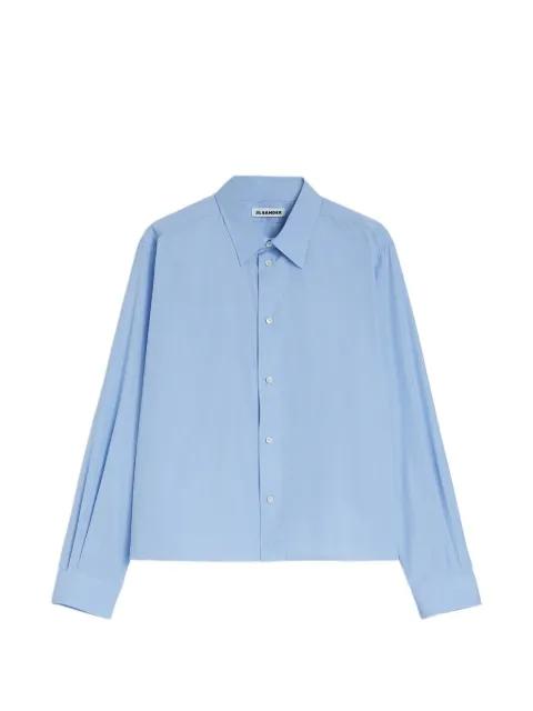 cropped long-sleeve shirt by JIL SANDER