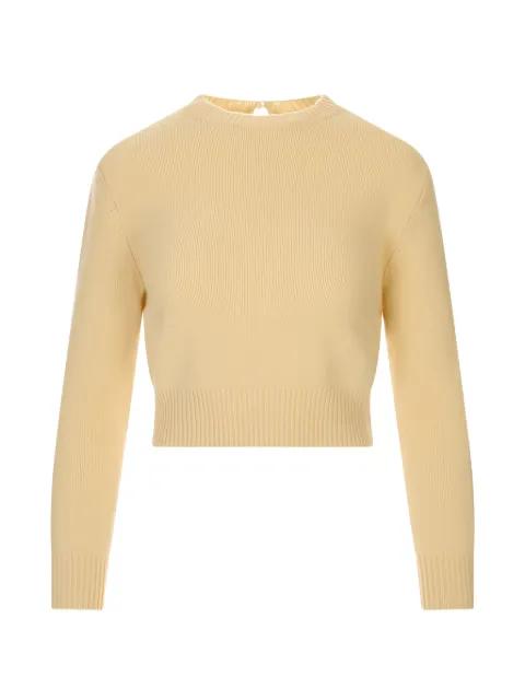 cropped sweater by JIL SANDER