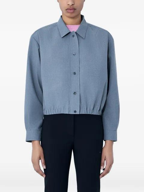 cropped wool jacket by JIL SANDER