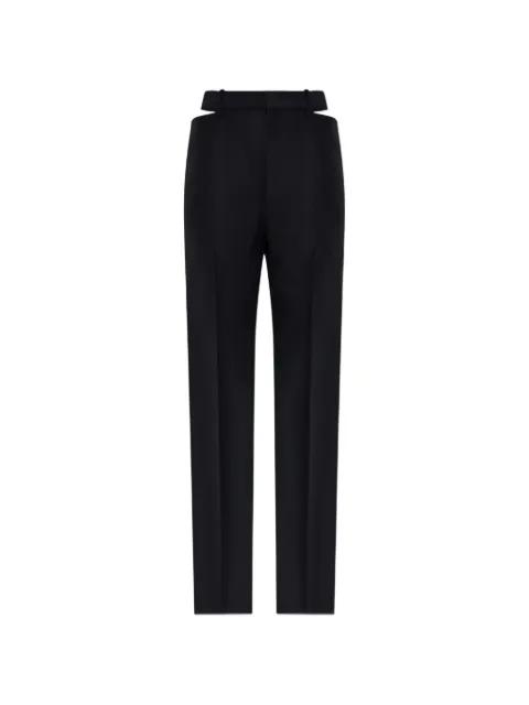 cut-out wool trousers by JIL SANDER