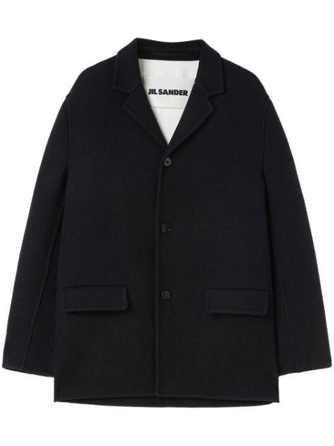 deconstructed wool jacket by JIL SANDER