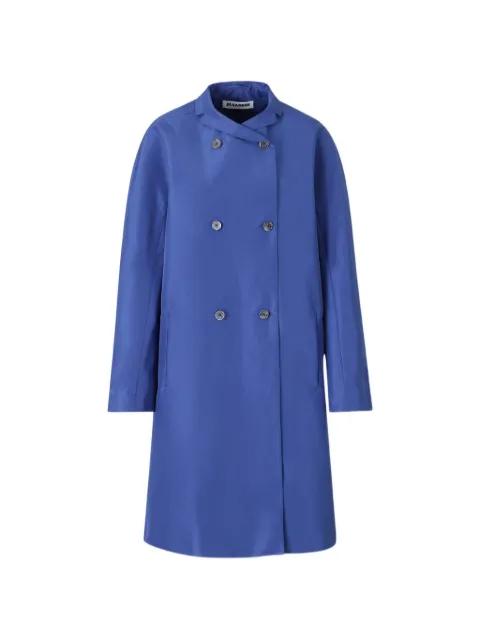 double-breasted coat by JIL SANDER