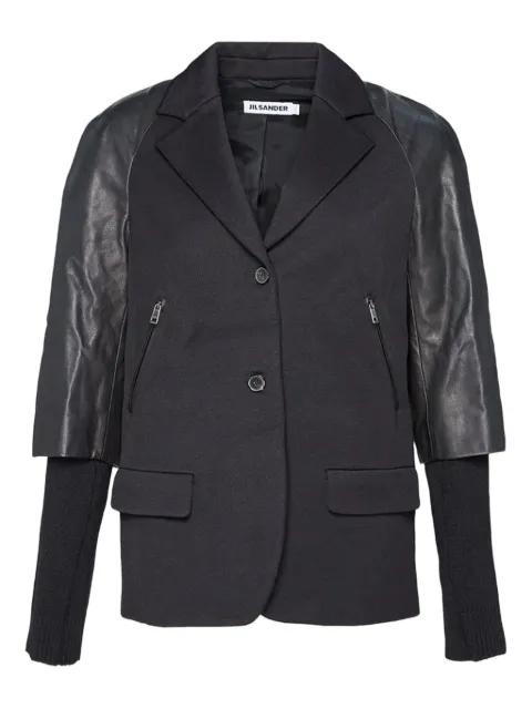 double-sleeve wool blazer by JIL SANDER