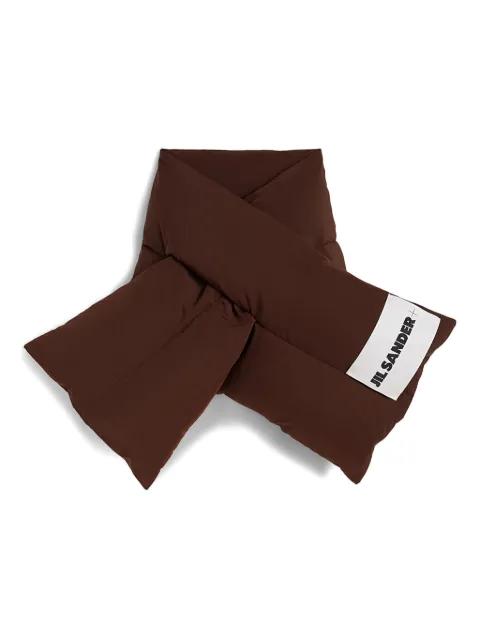 down scarf by JIL SANDER