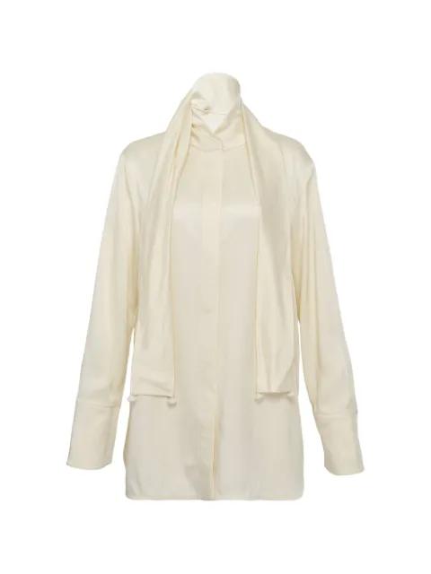 draped blouse by JIL SANDER