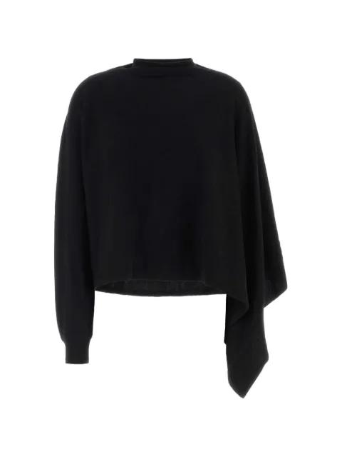 draped-detail sweater by JIL SANDER