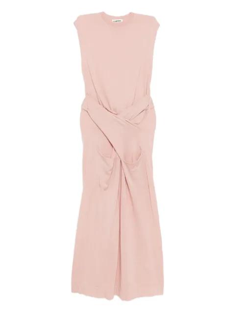 draped dress by JIL SANDER
