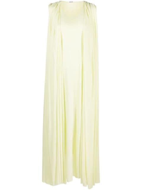 draped maxi dress by JIL SANDER