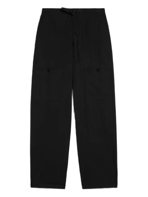 drawstring cargo cotton trousers by JIL SANDER
