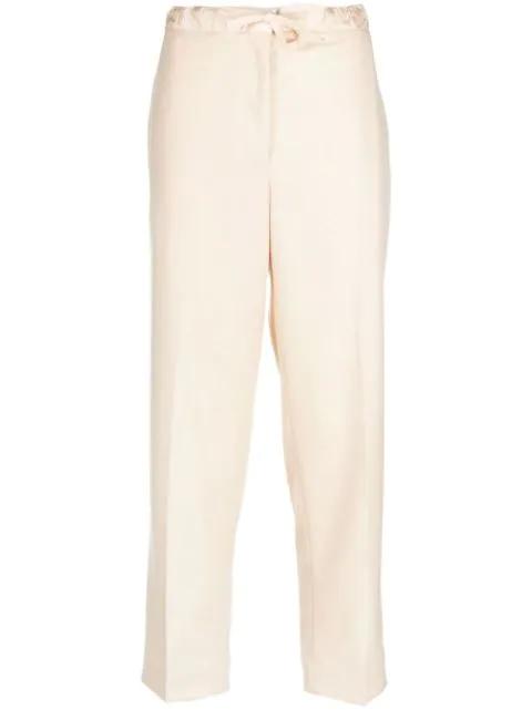 drawstring cropped trousers by JIL SANDER