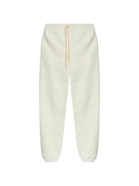 drawstring-detail cotton track pants by JIL SANDER