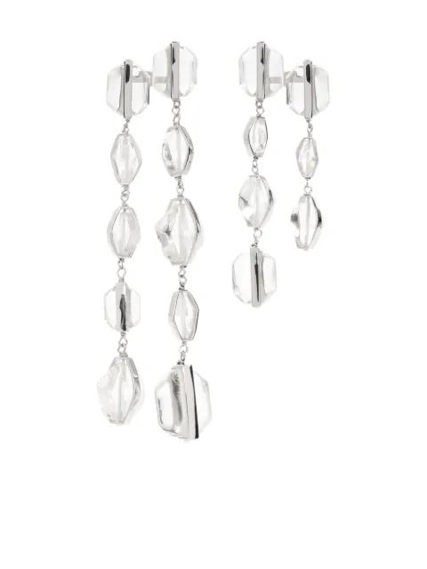 drop earrings by JIL SANDER
