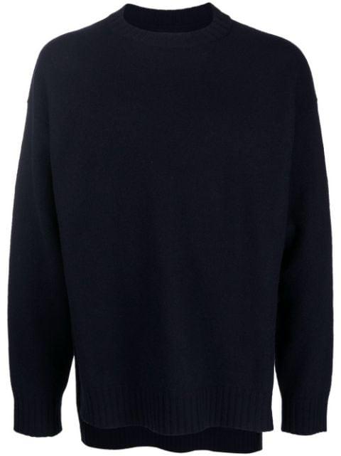 drop-shoulder long-sleeve jumper by JIL SANDER