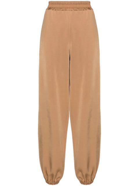 elasticated-waist straight-leg track pants by JIL SANDER