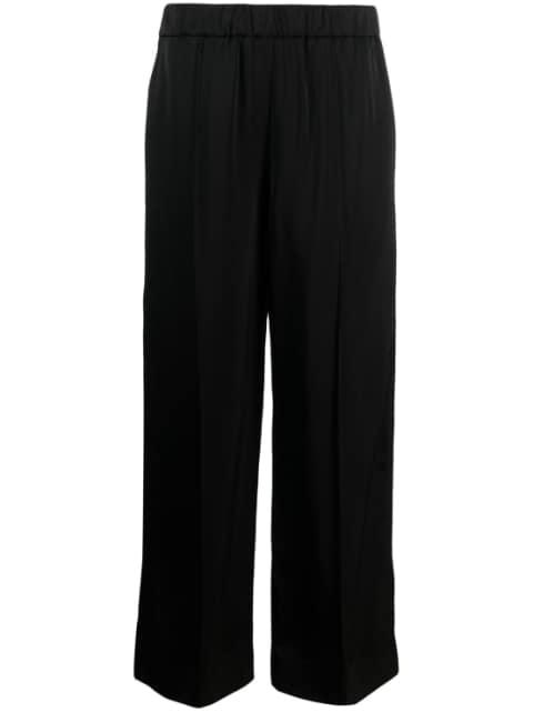 elasticated-waist wide-leg trousers by JIL SANDER