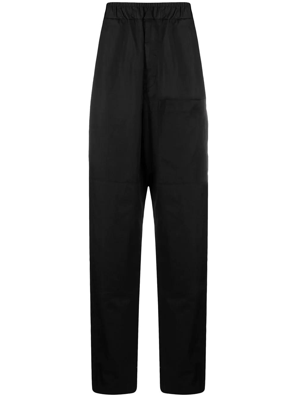 elasticated waist wide-leg trousers by JIL SANDER