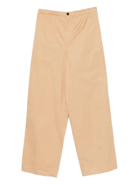 elasticated-waistband trousers by JIL SANDER