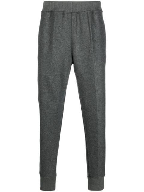elasticated-waistband wool track pants by JIL SANDER