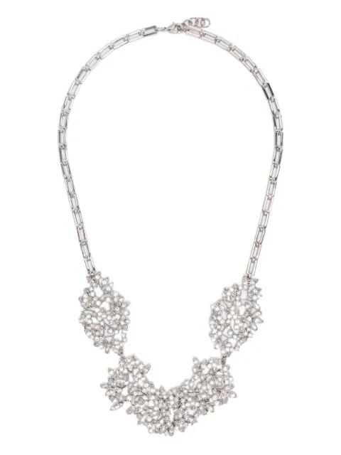 embellished chain necklace by JIL SANDER