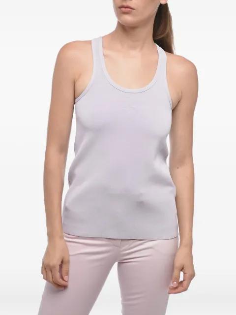 embossed racerback top by JIL SANDER