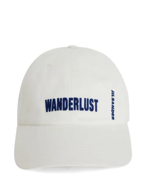 embroidered-logo baseball cap by JIL SANDER