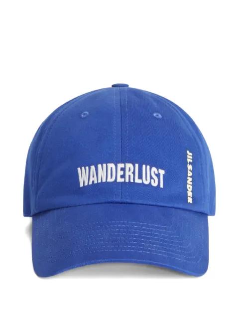 embroidered-logo baseball cap by JIL SANDER