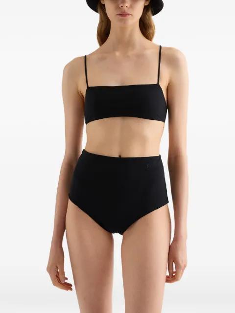 embroidered monogram bikini bottom by JIL SANDER