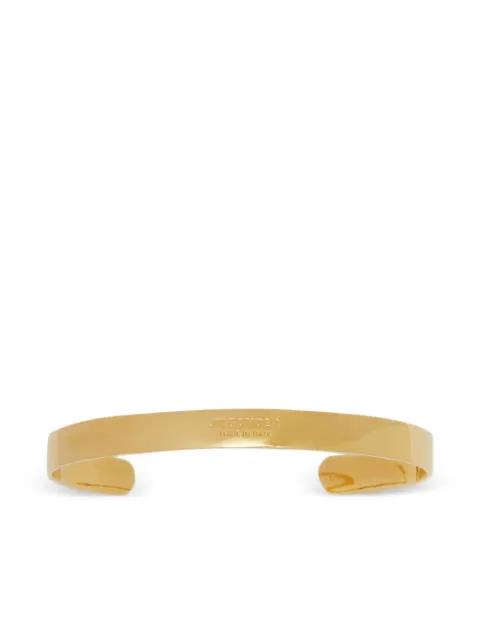 engraved-logo bracelet by JIL SANDER