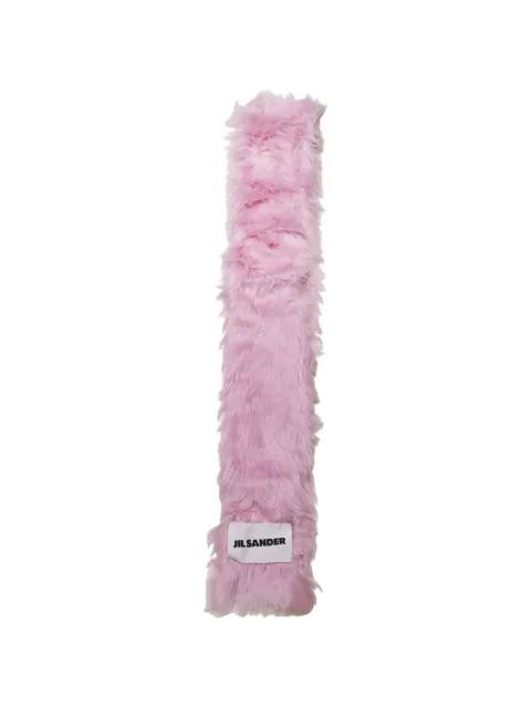 faux fur scarf by JIL SANDER