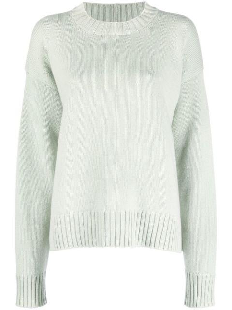 fine knit cotton-cashmere jumper by JIL SANDER