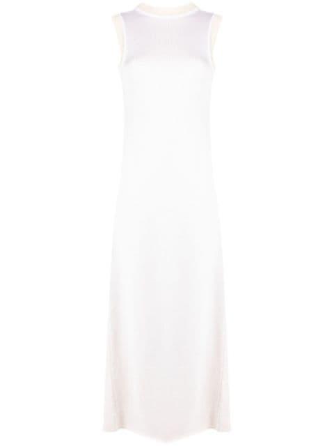 fine knit sleeveless dress by JIL SANDER